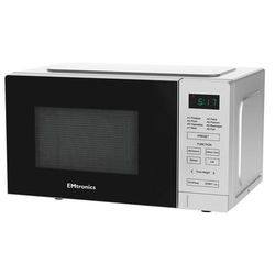 TEMU Emtronics 20 Litre Silver 700w Microwave With 800w Grill, Timer And Menu