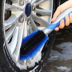 TEMU Portable Car Wash Brush With Ergonomic Handle –, Wheel Care Accessory, Car Wash Equipmen,car Wash Brush