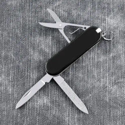 3-in-1 Tactical Folding Knife, Camping Survival Multitool w/Pocket Clip, EDC Gear for Outdoor, Hunting & Emergency