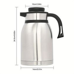 TEMU 2 L Stainless Steel Jug, Double Insulated Pot, Pot, For / / Reatarurant