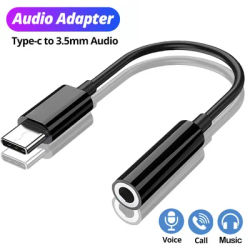 USB Type C To 3.5mm Aux Adapter Type-c 3.5mm Jack Audio Cable Headphones Adapter Audio Cable for Android Huawei Xiaomi One Plus