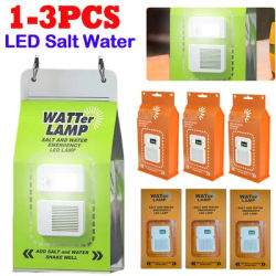 LED Salt Water Emergency Lamp 50 LM Brine Camping Energy Saving Lamp Waterproof Portable Night Fishing Lamp Travel Supplies