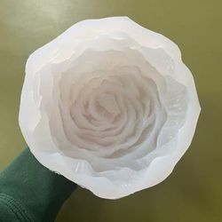 TEMU 1pc Silicone Mold For Wedding & Valentine's Day Floral Decor - Durable, Easy-to-use Polymer Clay, Diy Crafts, Soap Making, Candle Creation - Handmade Elegant , Flower Decoration