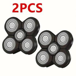 TEMU Replacement Heads In Packs Of 2 Or 1, 5d Blade Shaver For Men, And To Multiple Models, Chin