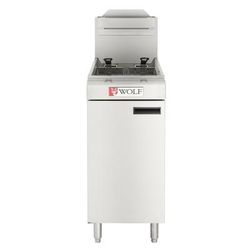 Wolf WF300-2 LP Commercial Gas Fryer - 40 lb Vat, Floor Model, Liquid Propane, Stainless Steel, Gas Type: LP