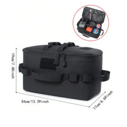 Outdoor multifunctional storage bag, anti-collision picnic bag, ice pack, card stove storage bag, picnic camping storage bag