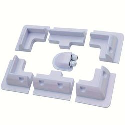 TEMU 4/7pcs Solar Panel Mounting Bracket Kit - Boat Motorhome Rv Roof Mount