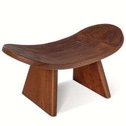 TEMU Yoga Meditation Bench, Wooden Meditation Ergonomic Kneeling Bench, Yoga, Meditation Bench - Meditation Of Mango Wood - Indoor And Outdoor Meditation Bench