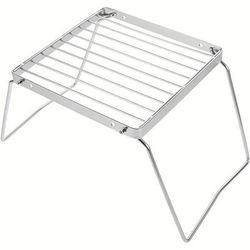 TEMU Stainless Steel Folding Campfire Cooking Rack, Suitable For Outdoor Camping And Hiking