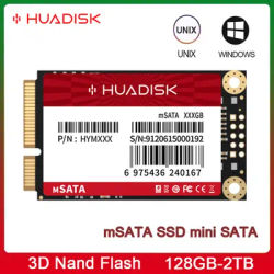 HUADISK mSATA SSD 128GB 256GB 512GB mSATA SSD 1TB 2TB Internal Solid State Hard Drive For HP Computer Desktop