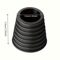 TEMU Umbrella Cone Wedge Plug For 38mm Patio Table Hole Opening Parasol Stand - Durable Plastic, Non-slip Design For Secure Outdoor Use, Garden Parasol Base | Sleek Black Finish | Easy Setup