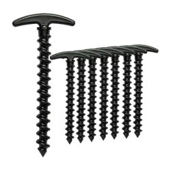 10 Pack Spiral Plastic Tent Stakes,Ground Anchors Perfect For Camping Hiking Tent Outdoor Camping Pegs Tent Pegs Screw