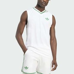 adidas Wimbledon 2025 Tank Pro Men's Tennis Apparel White