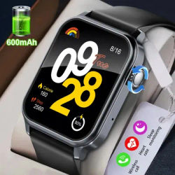 LIGE montre intelligente femmes hommes 1.83 "HD Smartwatch avec GPS sport piste fréquence cardiaque moniteur de sommeil IP68 étanche appel musique contrôle