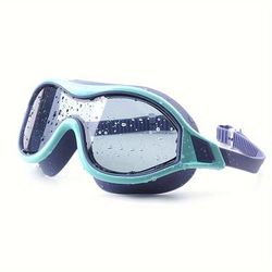 TEMU 1pc Adult Swimming Goggles, Hd Lens, 3d Design, Comfortable Silicone Seal, Adjustable Strap, Pc Material, For Men And Women - Swim Glasses For Adults