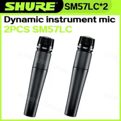 2PCS SHURE SM57 Legendary Dynamic Microphone Professional Wired Handheld Cardioid Karaoke Mic Stage Studio Recording