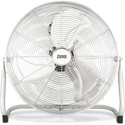 "TEMU Zuvo 20" High Floor Fan, 3 Heavy Duty Metal Quiet Oscillating Fan For Home Commercial Residential Use, Outdoor Indoor Fan For Air Flow (chrome)"