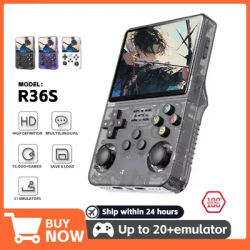 R36S Retro Handheld Video Game Console Linux System 3.5 Inch IPS Screen Portable Pocket Video Player 128GB Games Boy Gift