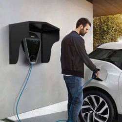 Ev Charging Station Roof Cover Aluminum Canopy For Weather Electric Car Charger Cover