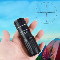 Télescope monoculaire HD 12x22, Mini télescope Portable pour téléphone Portable avec support, pour Camping en plein air, chasse, observation des oiseaux