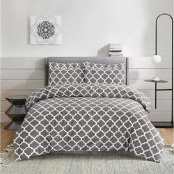 TEMU Adam Home Printed Single Duvet Cover Set - 3pcs Microfiber Ultra Soft And Non-allergenic Bedding Duvet Cover Set With Pillow Cases