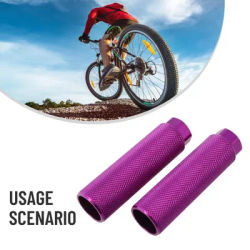 1pair Bicycle Foot Pegs 100x28MM Aluminum Alloy Anti-Skid Foot Lever Fit 3 8 Inch Axles For-BMX Bike Knurled Pegs Accessories