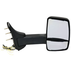 JC Whitney Mirror Textured Black, Passenger Side, 1-year limited warranty JFD356R-S
