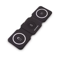 Skechers 3-In-1 Foldable Wireless Charger | Black