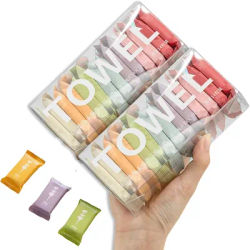 7/14PCS Compression Towel, Disposable Facial Compression Towel Soft Wipe Portable Coin Tissue Suitable For Outdoor Travel Campin