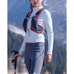 Gilet da corsa Pacchetto d'acqua Gilet di idratazione Manicotti Riflettente Impermeabile Asciugatura Rapida Nylon per Maratona Escursionismo Jogging