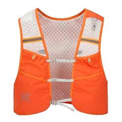 Gilet da corsa Pacchetto d'acqua Gilet di idratazione Manicotti Impermeabile Asciugatura Rapida Leggero Poliestere per Maratona Escursionismo Jogging