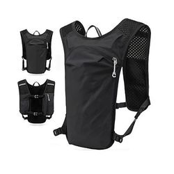 Gilet da corsa Pacchetto d'acqua Gilet di idratazione Manicotti Riflettente Impermeabile Asciugatura Rapida Nylon per Maratona Escursionismo Jogging