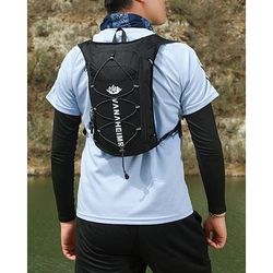 Gilet da corsa Pacchetto d'acqua Gilet di idratazione Manicotti Riflettente Impermeabile Asciugatura Rapida Poliestere per Maratona Escursionismo Jogging