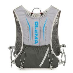 Gilet da corsa Pacchetto d'acqua Gilet di idratazione Manicotti Riflettente Impermeabile Asciugatura Rapida Poliestere per Maratona Escursionismo Jogging