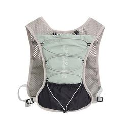 Gilet da corsa Pacchetto d'acqua Gilet di idratazione Manicotti Riflettente Impermeabile Asciugatura Rapida Poliestere per Maratona Escursionismo Jogging