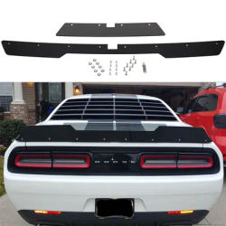 Becquet arrière en osier pour Dodge Challenger 2015 – 2021, 2 pièces, becquet arrière en osier avec caméra de sauvegarde, pour modèles SRT RT hallcat Scat Pack