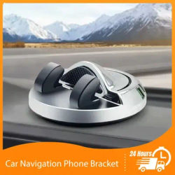 360° Rotatable Phone Holder Car Navigation Phone Bracket Multifunctional Car Mobile Phone Holder for iPhone 16 15 14 13 12 11