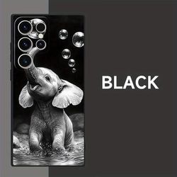 TEMU Case For Galaxy S24 Plus S23 S22 S20 5g S21 Fe Back Soft Shell Phone Cover Animal Elephant