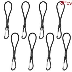 TEMU 8/4pcs Bungee Cord With Hook, Canopy Tent Ties, Durable Alloy Stretch Heavy Duty Outdoor Short Bungee Cords For Tents, Wire Racks