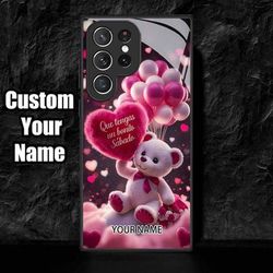 TEMU Diy Personalized Customized Cute Art Phone Case S25 S24 S23 S22 Fe 5g Tempered Glass
