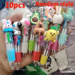 TEMU [cute Ballpoint Pen] 10/20pcs Retractable Ballpoint Pen Gift, Ergonomic Features Cute Designs Medium Tip Stick Structure Type For School And Office Supplies (style Random)