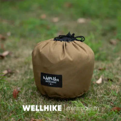 WELLHIKE Outdoor Drawstring Bag Oxford Cloth 1.5L Thickened Camping Water Bottle Bag Multi-functional Handheld Storage Bag