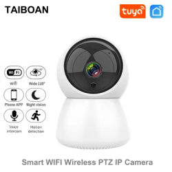 TAIBOAN 1080P HD WiFi Tuya Telecamera interna Baby Monitor di sorveglianza Visione notturna