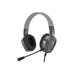 Techprotectus Usb Noise Cancelling Headset, With Boom Mic, Usb Type-C Connector, Gray, Tp-H16-Cbv