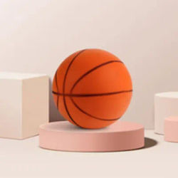 PU Foam Basketball Kids Indoor Silent Basketball Bouncing Mute No Noise Ball Bounce Squeezable Mute Bouncing Sports Basketball