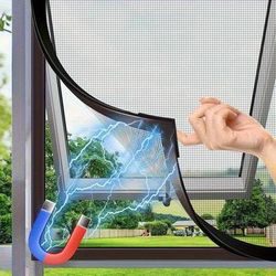 TEMU 1 Set Of Magnetic Anti-mosquito Window Screen, Suitable For Windows []