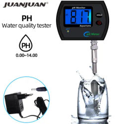 PH-mètre en ligne pour aquarium, moniteur de qualité de l'eau multi-paramètres, moniteur de pH en ligne, acidomètre, prise US, prise EU