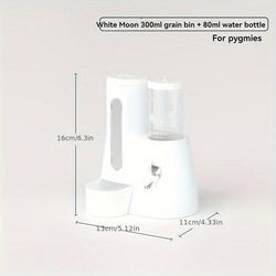 TEMU Automatic Feeder And Water Dispenser For Small Pets, Detachable Multifunctional Food Storage For Hamsters, Without Battery