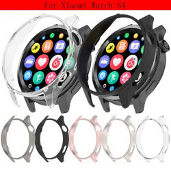 Boîtier creux en PC pour Xiaomi Watch S4, pas de protecteur d'écran Smartwatch, coque de pare-chocs antichoc pour Xiaomi Watch S4.