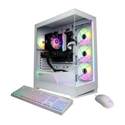 CyberPowerPC Gamer Xtreme Desktop Computer (White) GXI11240CPGV16
